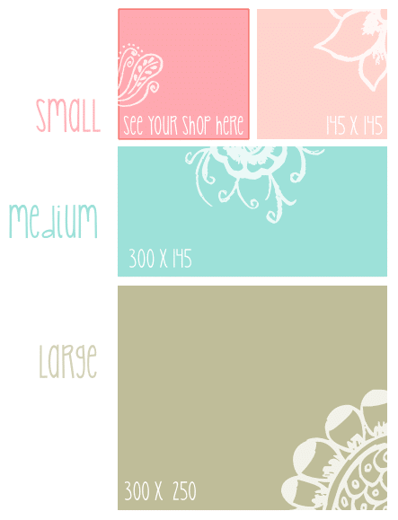 nesting place ad sizes