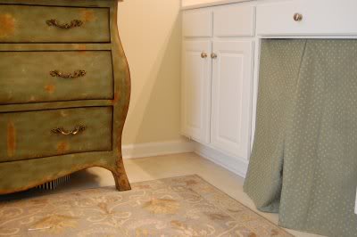 no sew vanity skirt