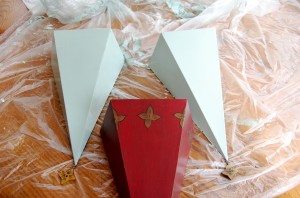 painted southern living at home shelves