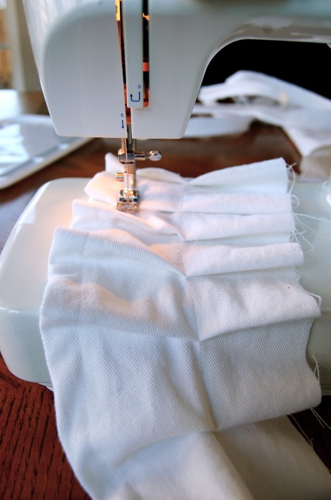 sewing a knife pleated skirt