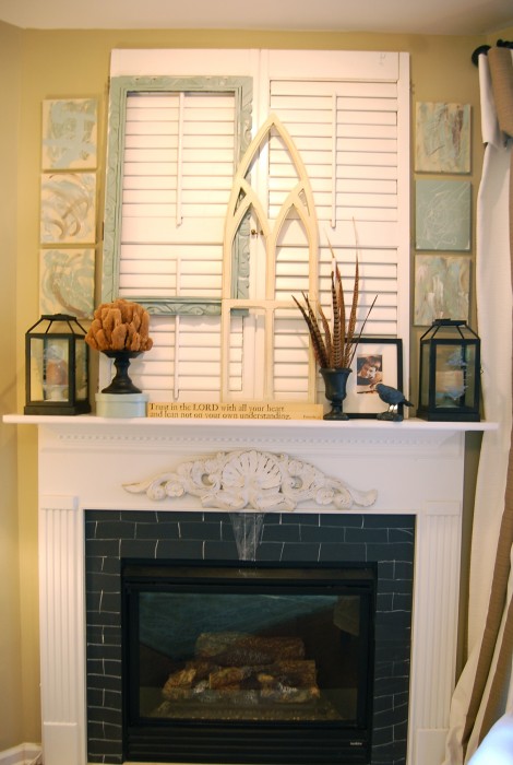 fireplace mantel mantle