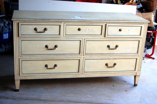 yard sale dresser