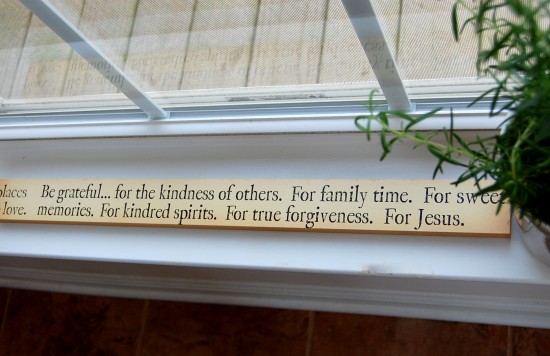 Be Greatful Sign