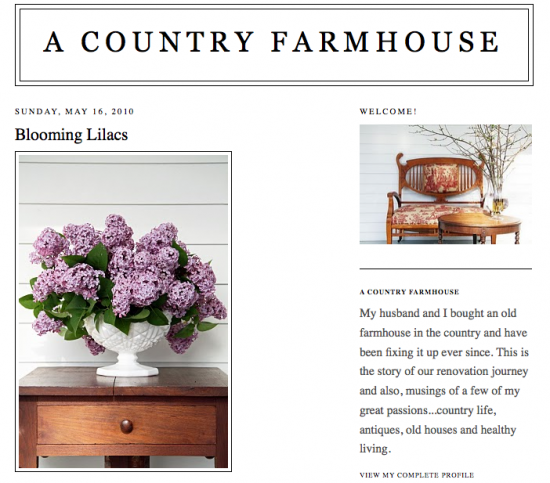 A country farmhouse