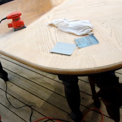 sanding sanding