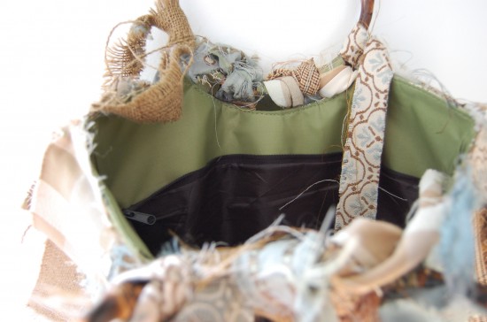super duper awesome cool rag bag you can make no sew!