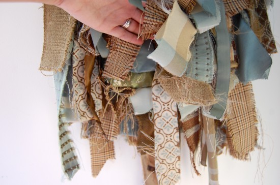 making a fabric stip bag