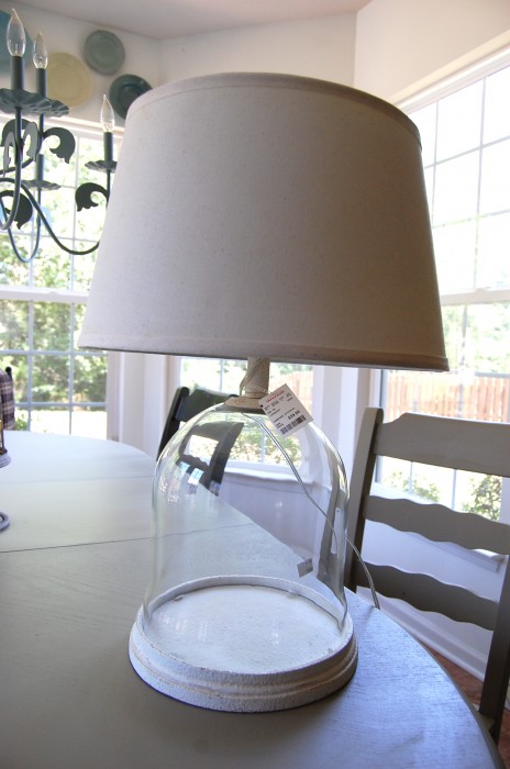 thrift shopping lamp