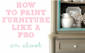how to paint furniture