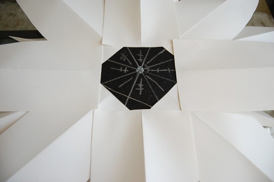 DIY sunburst mirror