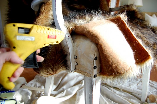 hot glue upholstery
