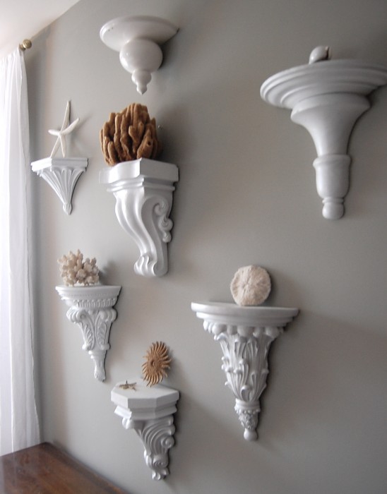 sea life wall shelves