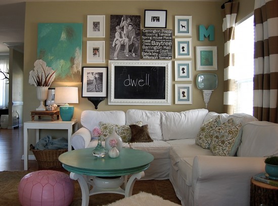 easy striped drapes