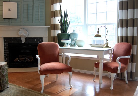 velvet copper chairs
