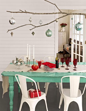 christmas branch decor