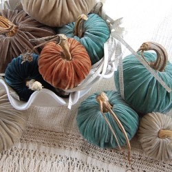 plush pumpkins from love feast table