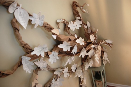 how to decorate with book pages