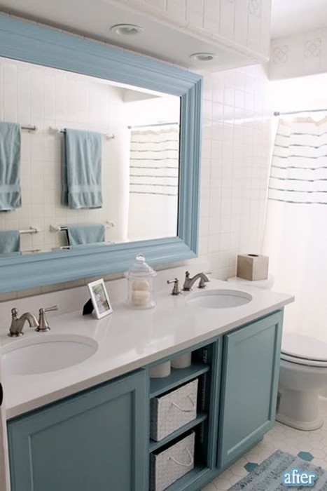 bathroom mirror