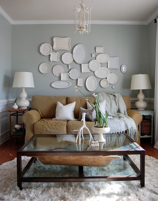 random plate wall
