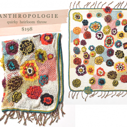 anthropologie throw