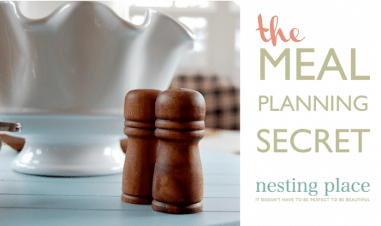 meal planning secret