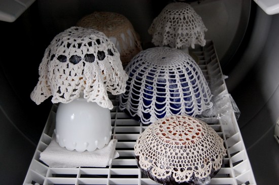 diy doily bowl