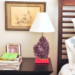 DIY Agate Lamp