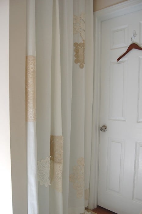 no sew shower curtain