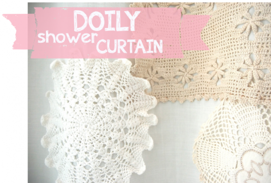 DIY shower curtain