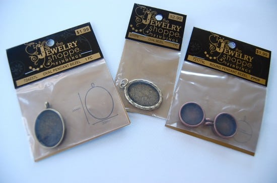 diy silhouette necklace