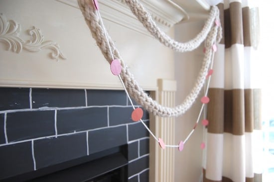 paper dot garland