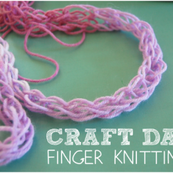 finger knitting