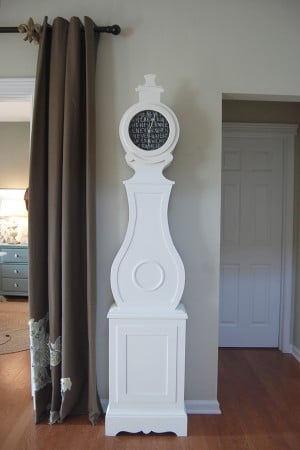 grandfather clock makeover