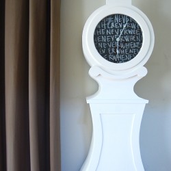 grandfather clock makeover