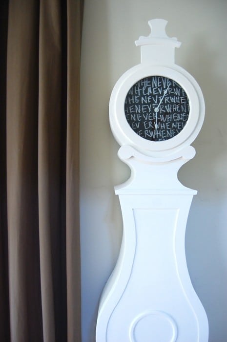 grandfather clock makeover