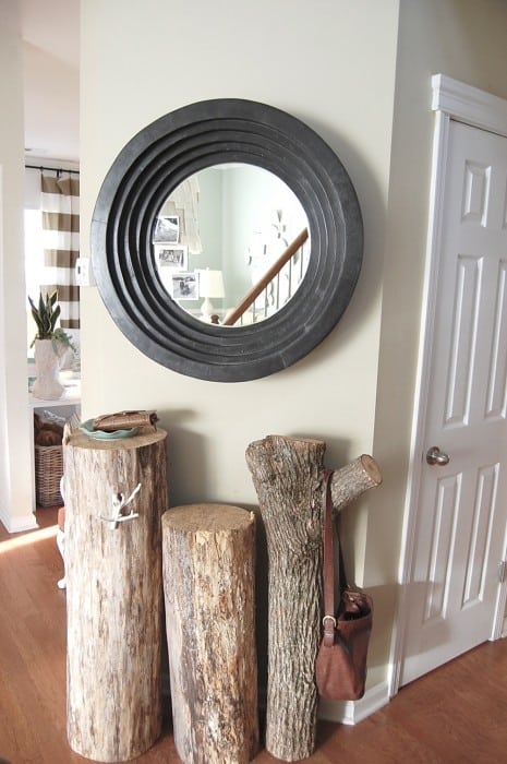 stumps decorating with stumps