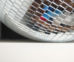 decorating with a disco ball