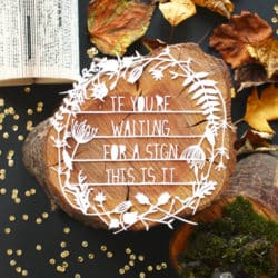 waiting for a sign