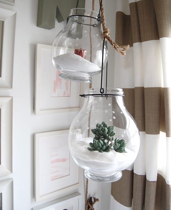 winter lanterns