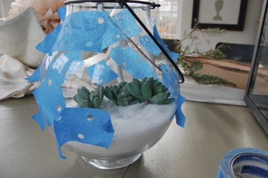 snow lantern