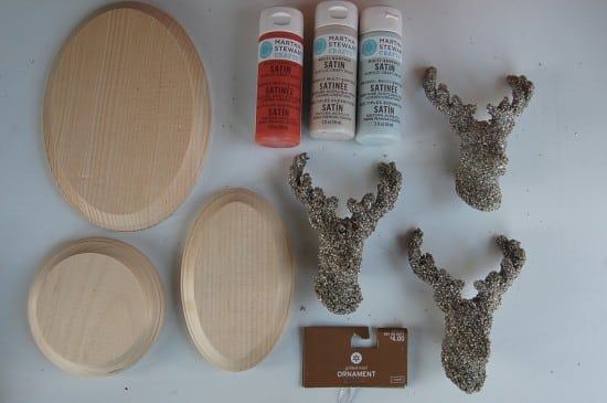 mini stag head art