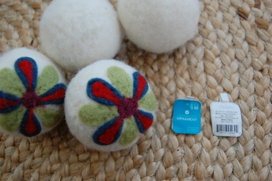 felted wool balls