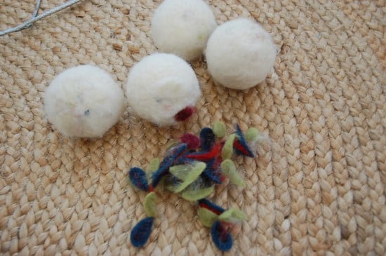 snowball wreath