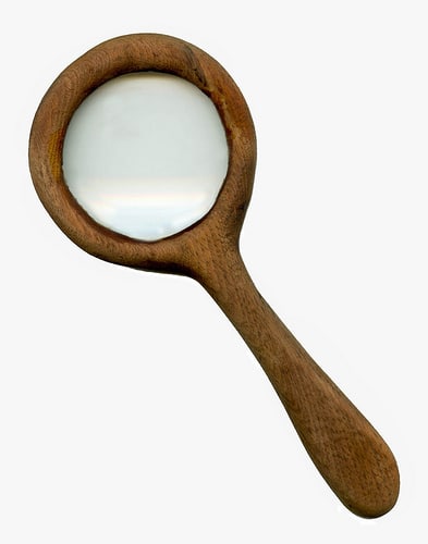 antique magnifying glass