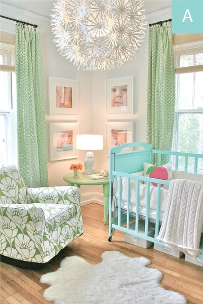 nursery funky light fixture