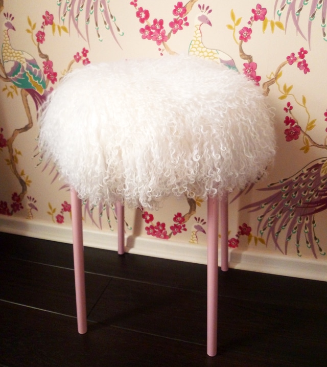 DIY mongolian stool