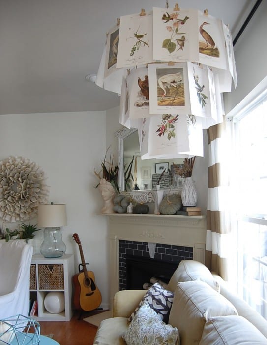 book page light with disco ball dots