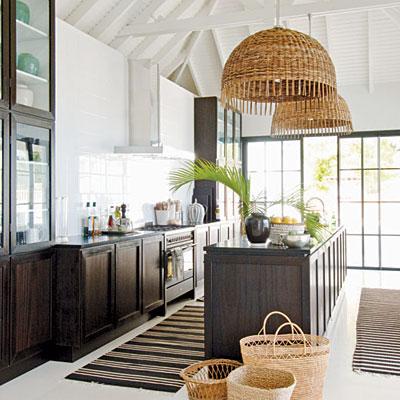 basket pendant lights