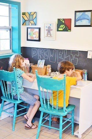 kids desk happy home