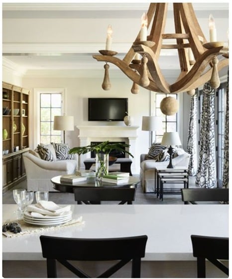 wine barrel chandelier